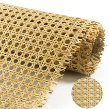 24" Width Natural Cane Webbing 5 Feet, Rattan octagon, Canary Yellow