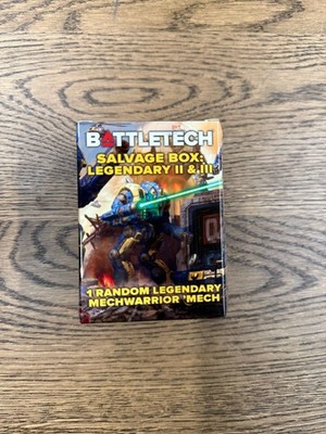*FREE US SHIPPING, NEW & SEALED* BattleTech Salvage Box: Legendary II & III