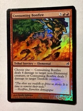 Consuming Bonfire - Foil - Lorwyn #161/301 MTG Magic The Gathering