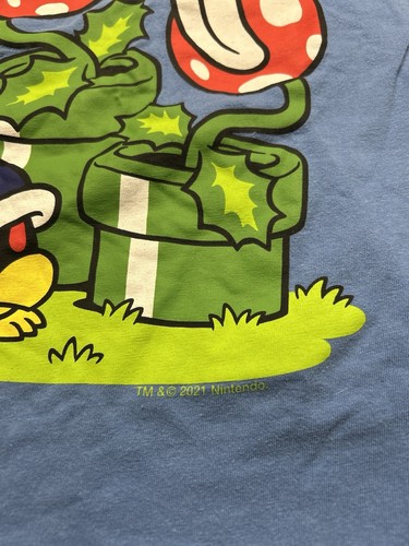 GAP Super Mario Long Sleeve Shirt Kids Size Extra Large (12) Nintendo Luigi 2021 - Picture 11 of 11