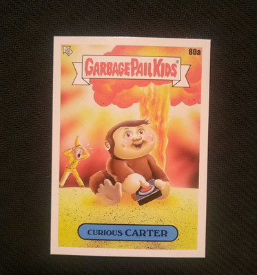Garbage Pail Kids - 2022 Book Worms -  80a Curious Carter