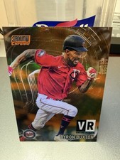 2021 Topps Stadium Club Chrome Virtual Reality Byron Buxton Orange Refractor /25