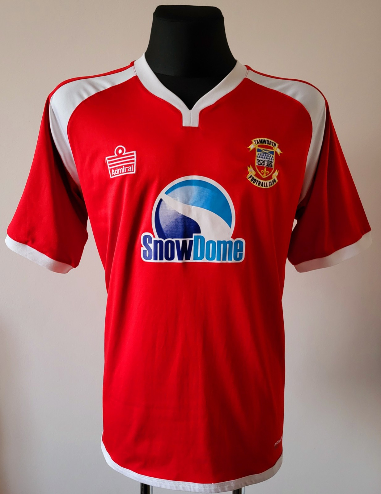 Tamworth 2009 - 2010 Home football Admiral shirt size XL
