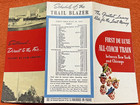 1939 Pennsylvania Railroad Ad Trail Blazer Train Schedule PRR Railway Poster — photo 8