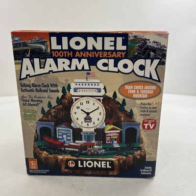 Lionel Train 100th Anniversary Alarm Clock New in Open Box | eBay