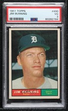 1961 Topps Jim Bunning #490 PSA 3 HOF 1q7