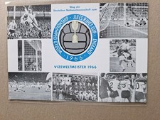 WORLD CUP MEMORABILIA - 1966 FINAL DAY DUAL POSTMARKED WEST GERMANY COVER CARD