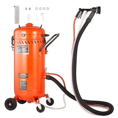 Uimoso 28 Gal Vacuum Sand Blaster Dustless Sandblaster with 1200W Vacuum System