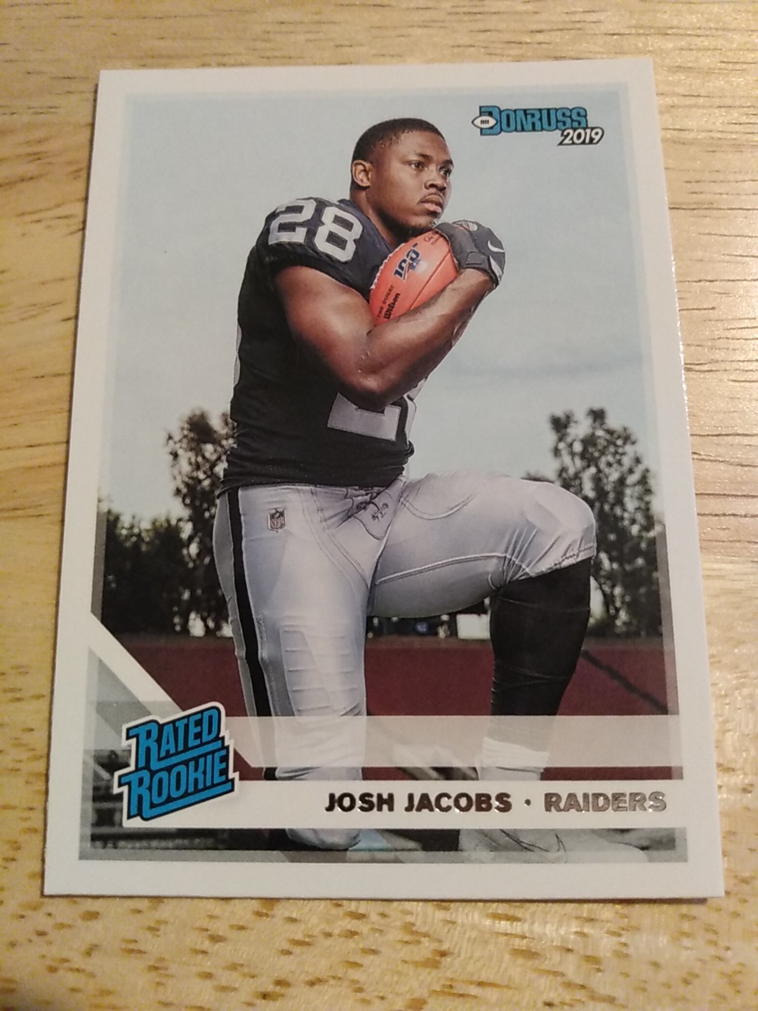 2019 Panini Donruss - Rated Rookie #308 Josh Jacobs (RC)