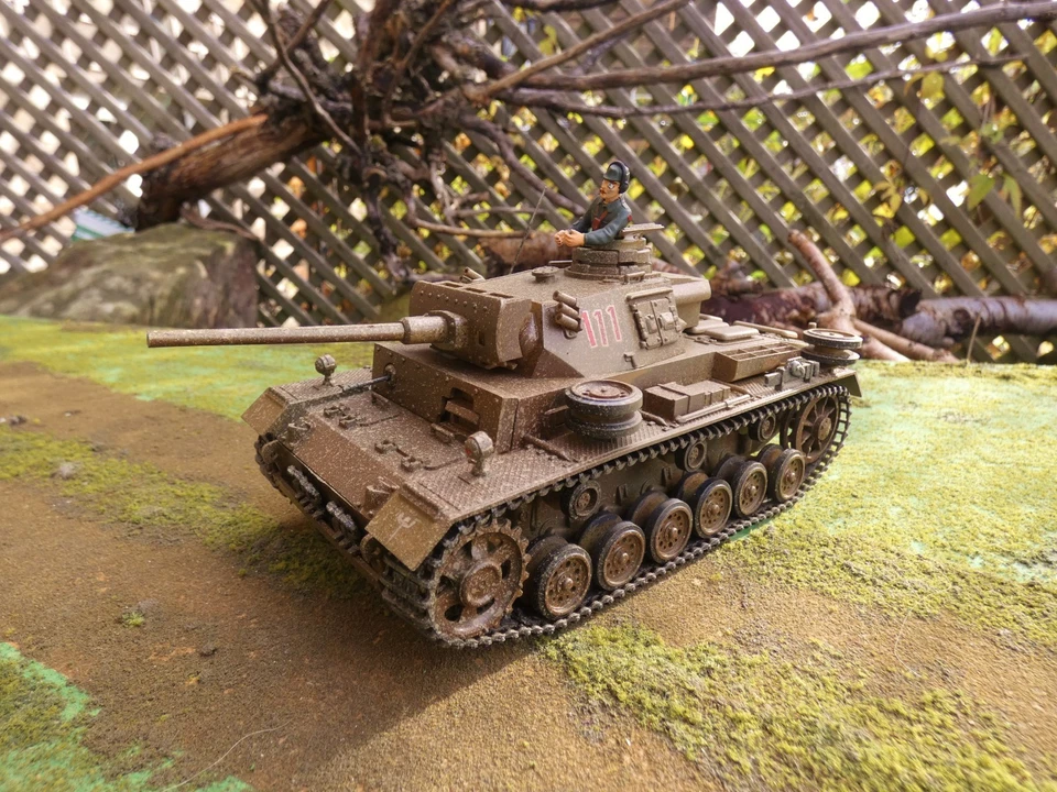 1/35 Built German Panzer III Ausf L Medium Tank - Image 2 of 4
