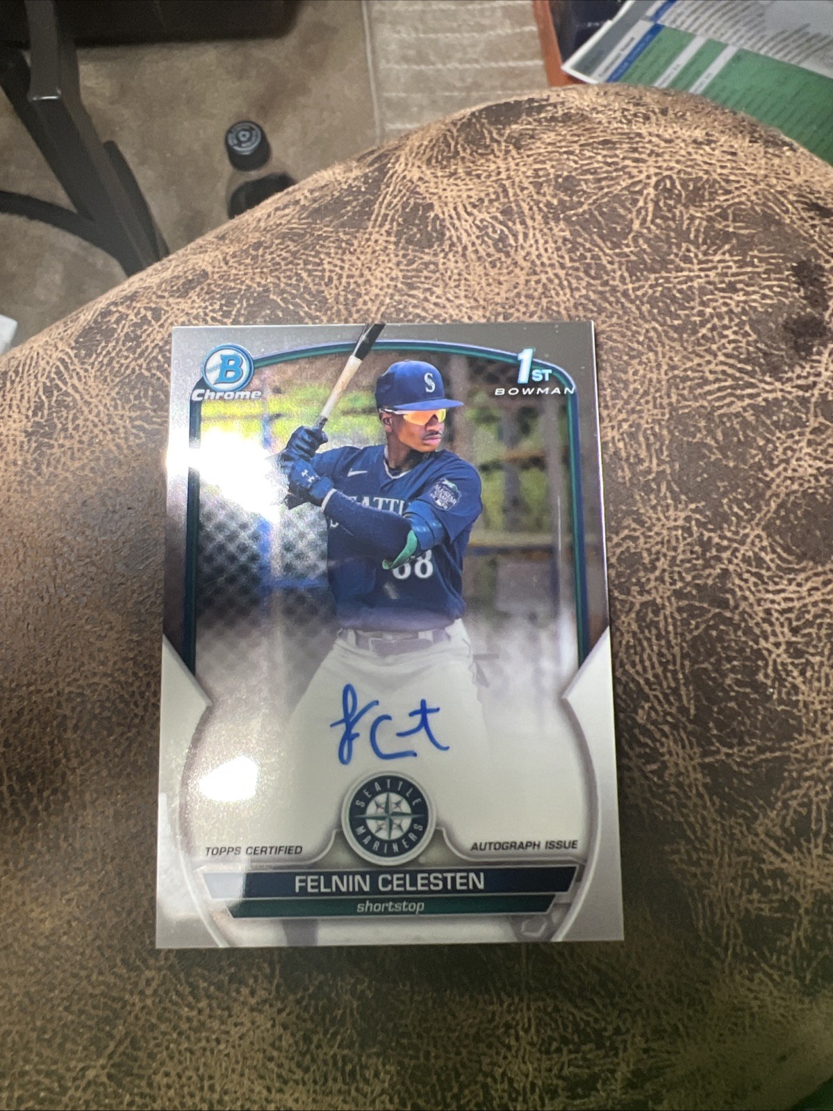 2023 Bowman Chrome Baseball 1st Auto Felnin Celesten