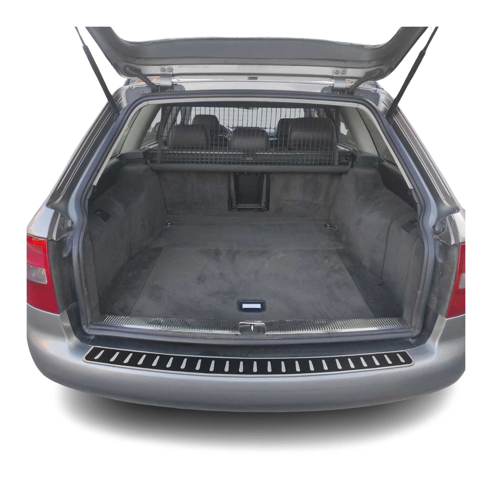 Seuil de coffre Audi A6 C5 Allroad anti-rayures en acier carbone