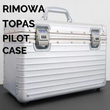 Rimowa Topaz Pilot Case 31L Aluminum Silver Carry