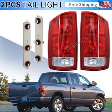 Tail Lights Lamps For 2002-2006 Dodge Ram 1500 03-06 Dodge Ram 2500 3500 Wbulbs