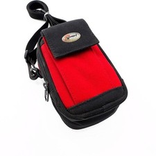 Lowepro Camera Pouch Z10, Camera Carry Pouch, Black Red w Strap