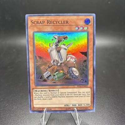 Yugioh! | Scrap Recycler FIGA-EN051 Fists of Gadgets 1st Edition Super Rare NM