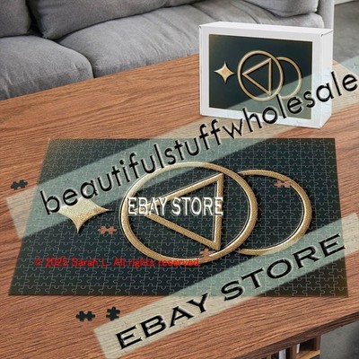 500 piece jigsaw puzzle Alchemy Symbol Sacred Geometry mystic
