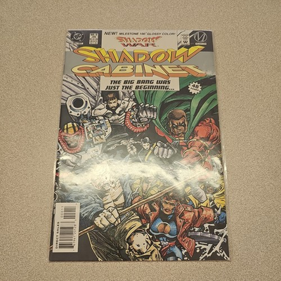 #ad Shadow Cabinet #0 Shadow War 1994 DC Milestone Comics Static Shock $3.00