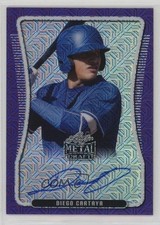 2020 Leaf Metal Draft Portrait Purple Mojo 7/7 Diego Cartaya #BAP-DC2 Auto 0c6