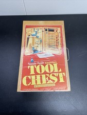 Vintage HANDY ANDY Kid's Carpenters Tool Chest 1975 Chicago, IL USA 174