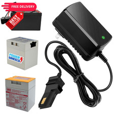 12V Battery Charger for Power Wheels Gray and Orange Top Black