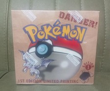POKEMON 1999 BASESET  FOSSIL BOX, 1ST EDITION, FAN ART Display