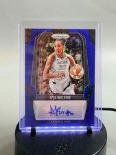 2025 Panini Prizm WNBA Blue /75 A'ja Wilson Auto Aja Aces ssp MVP Champs sp RARE