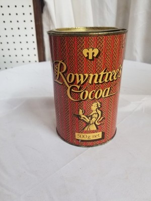 Vintage Rowntree's Cocoa Tin Can And Lid