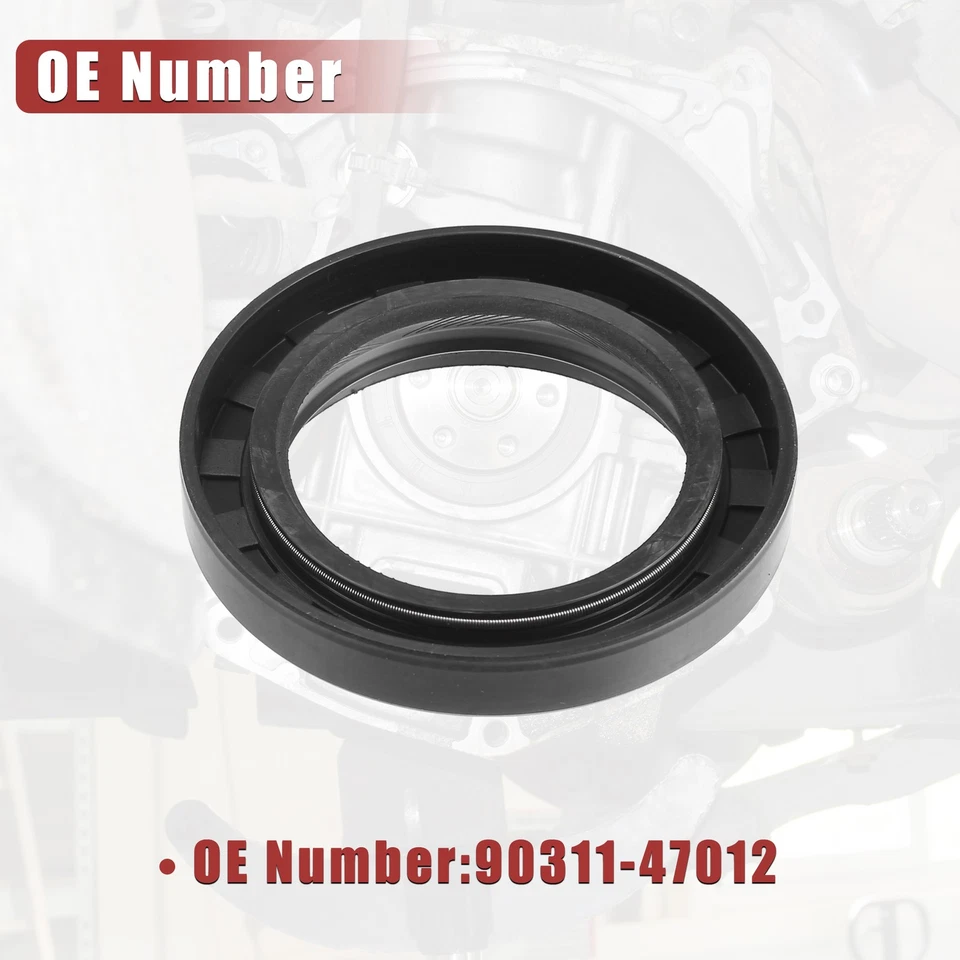 Sello de aceite del cigüeñal del motor 2 piezas para Toyota 4RUNNER 1996-2014 para Lexus LX570 Foto 4 de 4