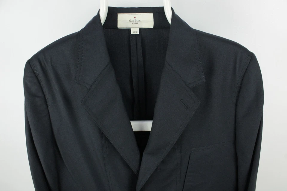 Paul Smith Red Ear Navy Wool Sport Coat Blazer Jacket Men's Size: S 36/46R - Image 2 of 4
