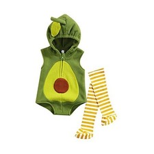 Newborn Baby Girl Boy Halloween Costumes Animal 12-18 Months B Green Avocado