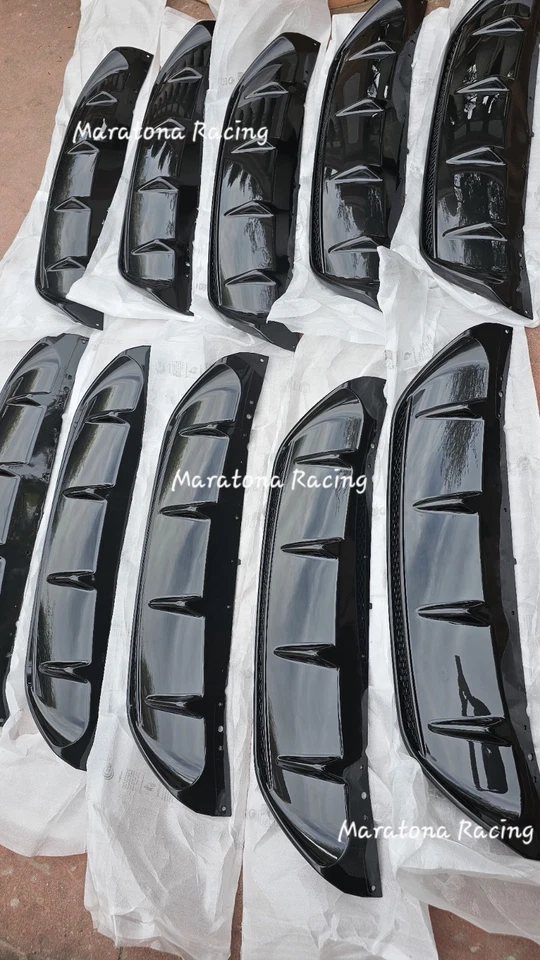 ESTRATTORE ORIGINALE ALFA ROMEO SPORTIVO DIFFUSORE STELVIO VELOCE Ti NERO MIRROR - Image 3 of 4