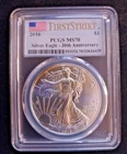 2016 American Silver Eagle - PCGS MS70 - First Strike - 30th Anniversary