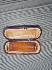 *** alte Zigarettenspitze echt Bernstein / Silber 800 mit Originaletui ***