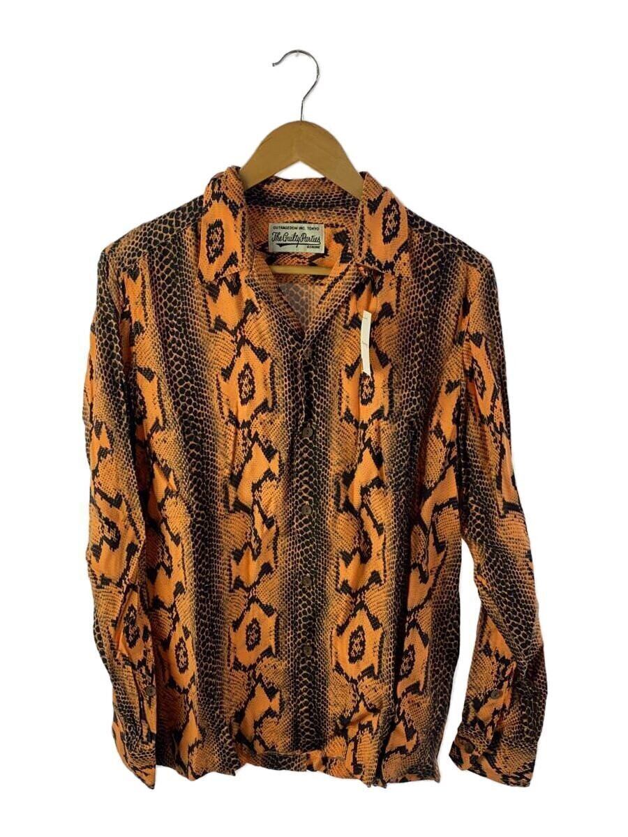 WACKO MARIA HAWAIIAN SHIRT L S Python pattern M Rayon ORN Animal  