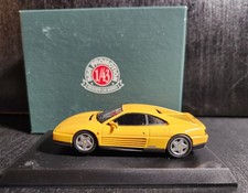BBR FERRARI 348 TB 1989 YELLOW 1/43 SCALE DIECAST PROMOTION COLLECTION NIB NEW