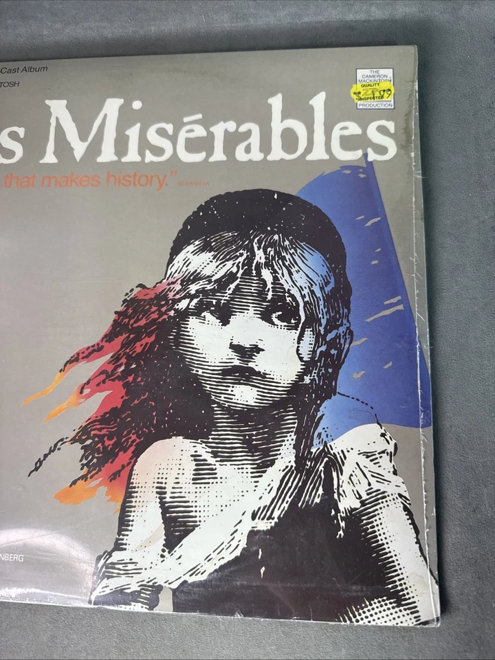 LES MISERABLES ORIGINAL LONDON CAST ALBUM 1985 2-LP SET OOP RELATIVITY PRINT NEW - Image 3 of 4