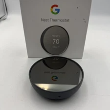 Google Nest Thermostat - Smart Thermostat for Home - Charcoal (Thermostat ONLY)