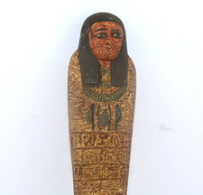 ÚNICO FAROH HECHO A MANO ANTIGUO EGIPCIO Ushabti Shabti Otra Estatua de Siervo de Vida