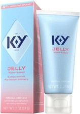 Jelly Personal Lubricant 2 Oz Premium Water Based Lube for Men Women  Couples