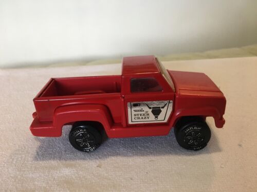 1982 Tonka Pickup Truck Red “steer Crazy” Metal/plastic Made In Mexico Vintage - Picture 2 of 11
