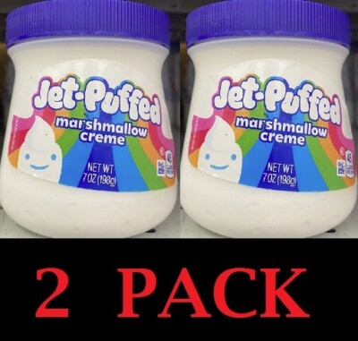 2x Kraft Jet-Puffed Marshmallow Creme Sweet Marshmallows Taste 7