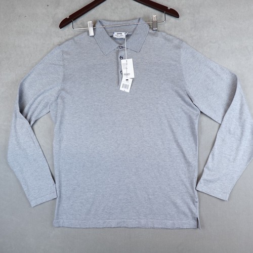 NWT Cesare Attolini Polo Shirt Cashmere Blend Men US 46 EU 56 Gray New $579