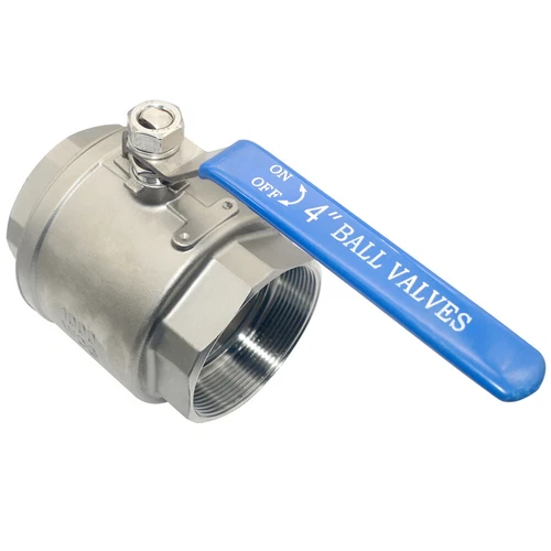 US STOCK 4" 4 in NPT Threaded Full Port Ball Valve Stainless Steel SS 316