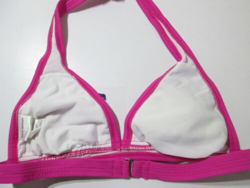Top bikini donna Isaac Mizrahi taglia S fucsia bralette foderato reggicalze ricamato - Foto 2 di 6