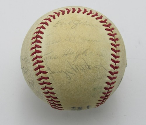 Equipo de reunión de los Medias Rojas de Boston 1946 firmado/autografiado (20) béisbol ONL 194494 - Imagen 4 de 6