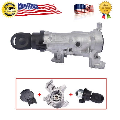 Ignition Switch With Lock Cylinder Key For Audi VW Golf Jetta Rabbit 2006-2011 - Image 1 of 4