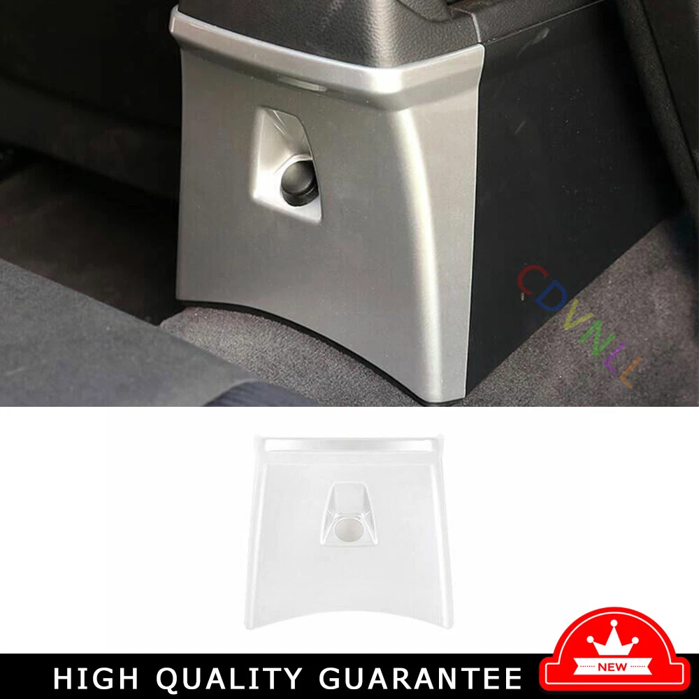 Rear Air Outlet Anti-Kick Panel Trim Fit For BMW X1 E84 2010-2015 Matte Silver