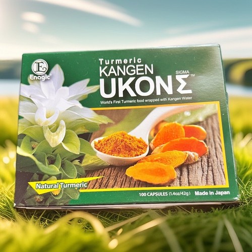 Kangen Ukon Turmeric By Enagic made in Japan 100 Capsules/Box, 7 PCS! eBay