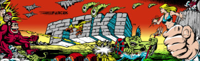 Toki Arcade Marquee 26'' x 8''